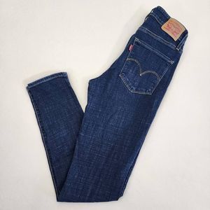 Levi's 721 High Rise Skinny Dark Washed Blue Jeans Women's Size 27